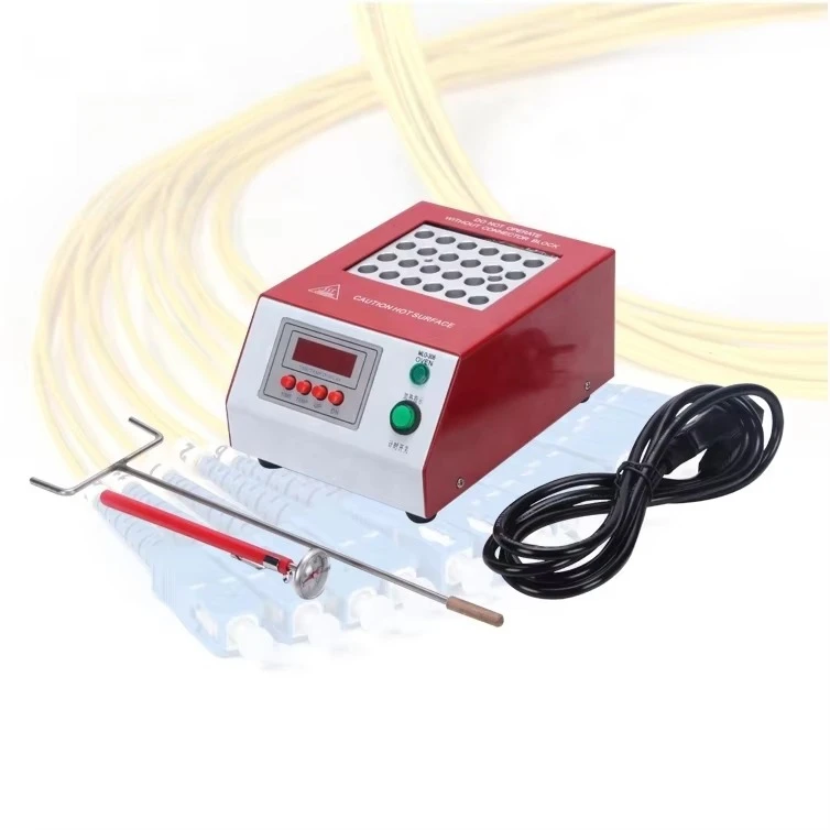 OFO-24D Digital Type Field Fiber Optic Oven Optical Connector Ferrule Epoxy Curing Oven for Patchcord Production