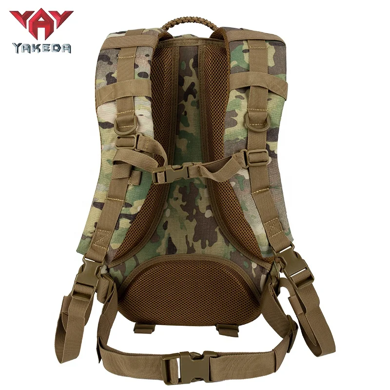 Imagem -03 - Yakeda-molle Mochila Tático Impermeável cp Mochila Corte a Laser Caminhadas Mochila Softback Computador de Assalto 45l