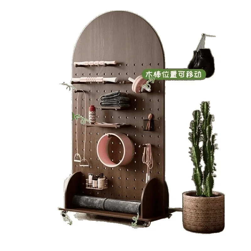 

Movable rack, hole board, household floor storage, living room entrance fitness equipment