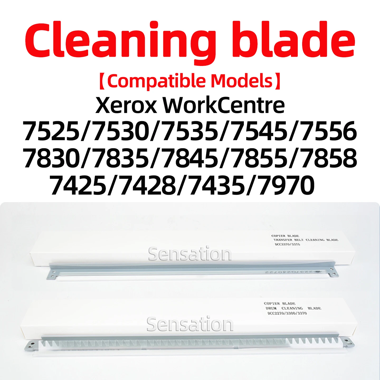 

Drum Cleaning blade For FUJl Xerox WorkCentre 7525 7530 7535 7545 7556 7830 7835 7845 7855 7858 7425 7428 7435 7970 Transfer