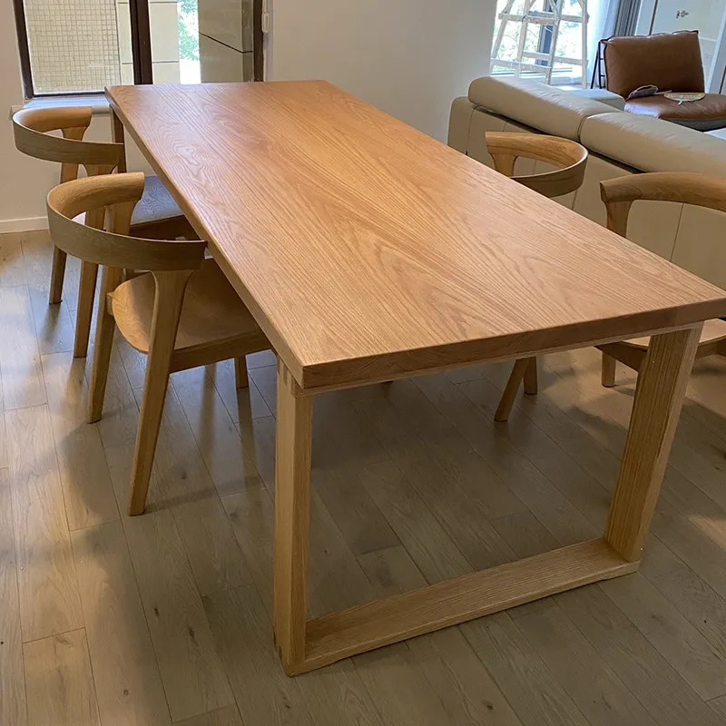 Mesa de comedor minimalista japonesa, mesa de comedor industrial, mesa de comedor tipo consola, mesas de comedor para cafetería, muebles para restaurantes