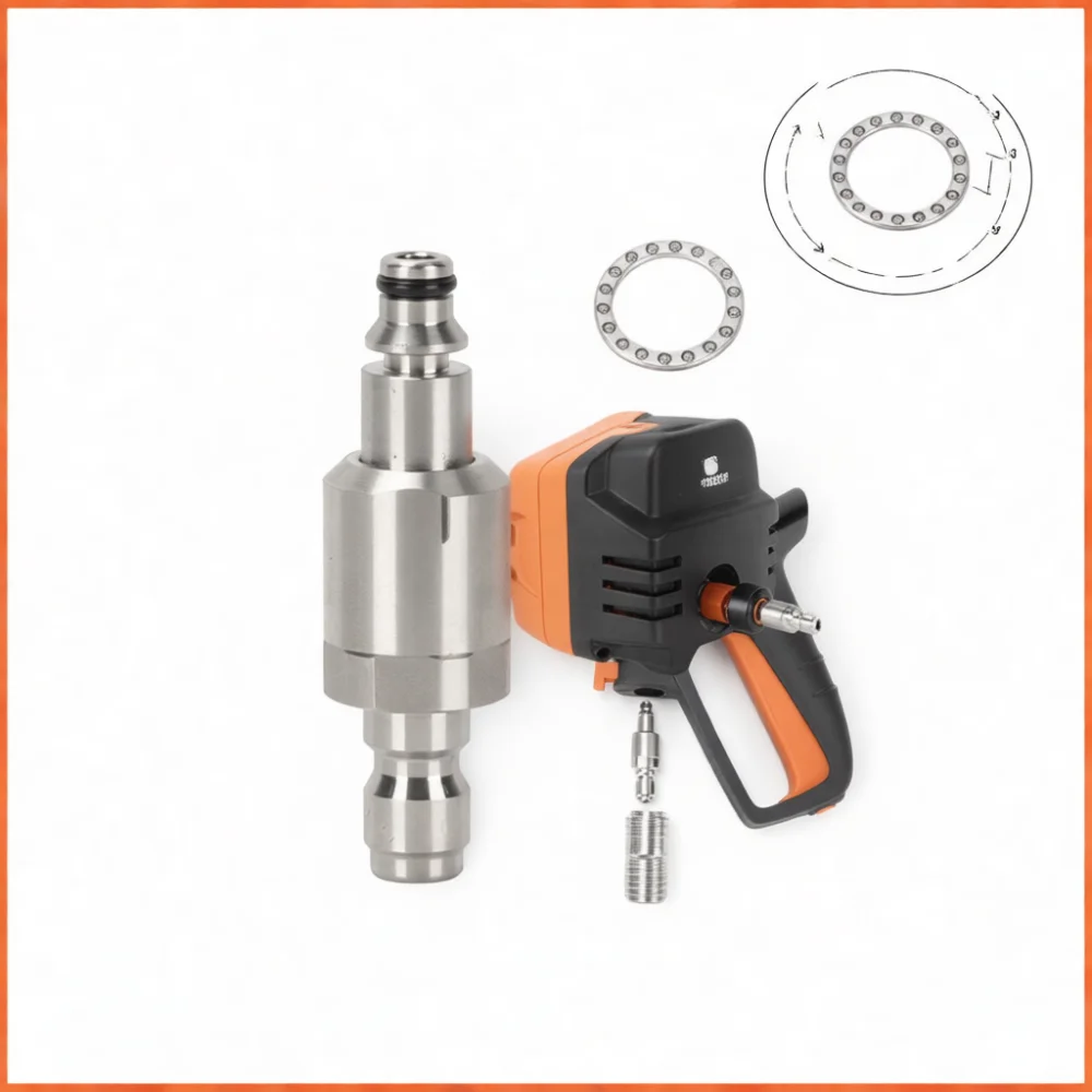 High Pressure Washer Hose Adapter Quick Release Fitting Self Locking Swivel Connector For Car Cleaner Machine Water Spray Tool