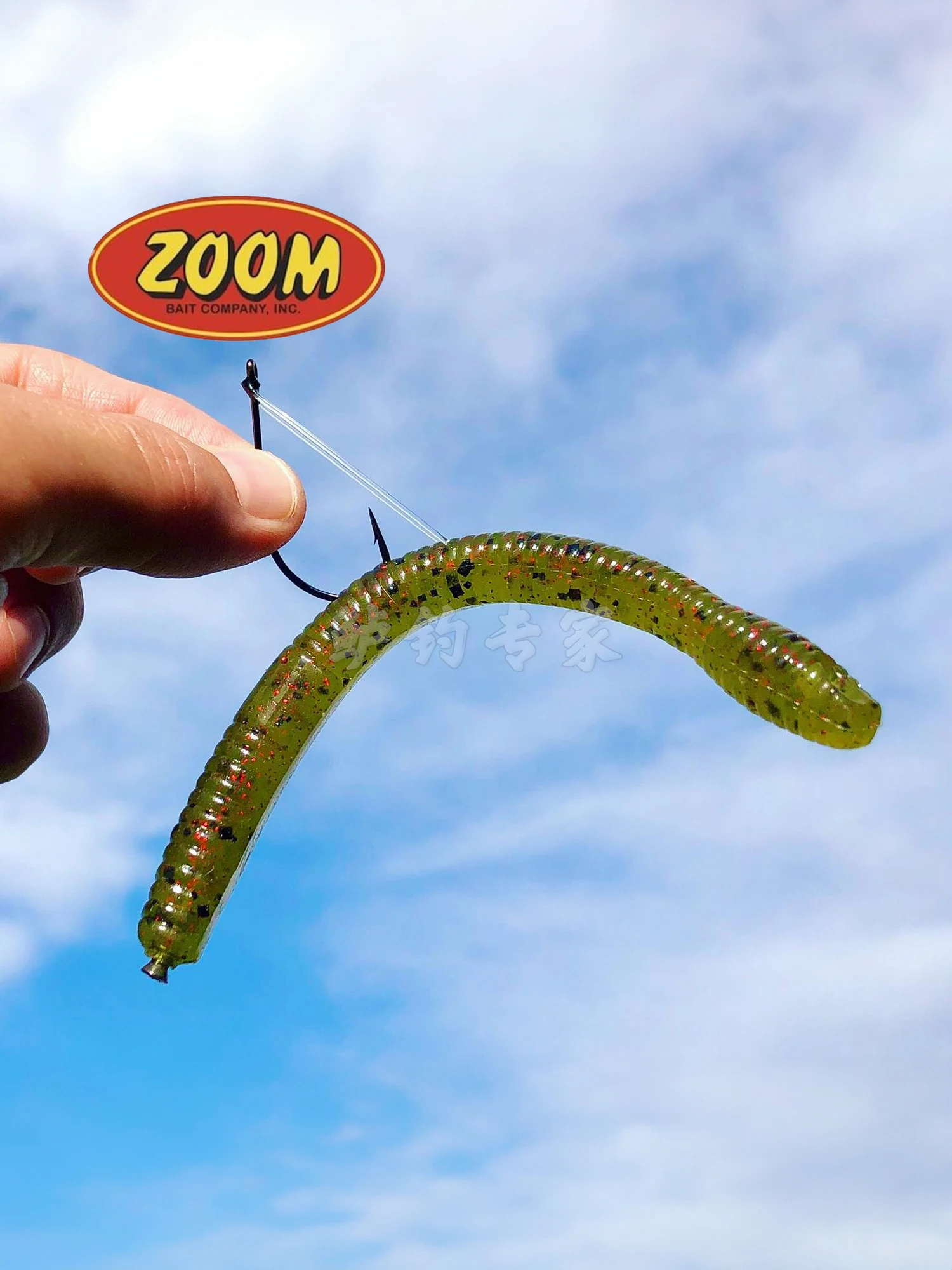 

ZOOM Finesse Worm 4.5-inch Noodle Worm 20, Perch Mandarin Fish Texas Fishing Group Luya Soft Bait