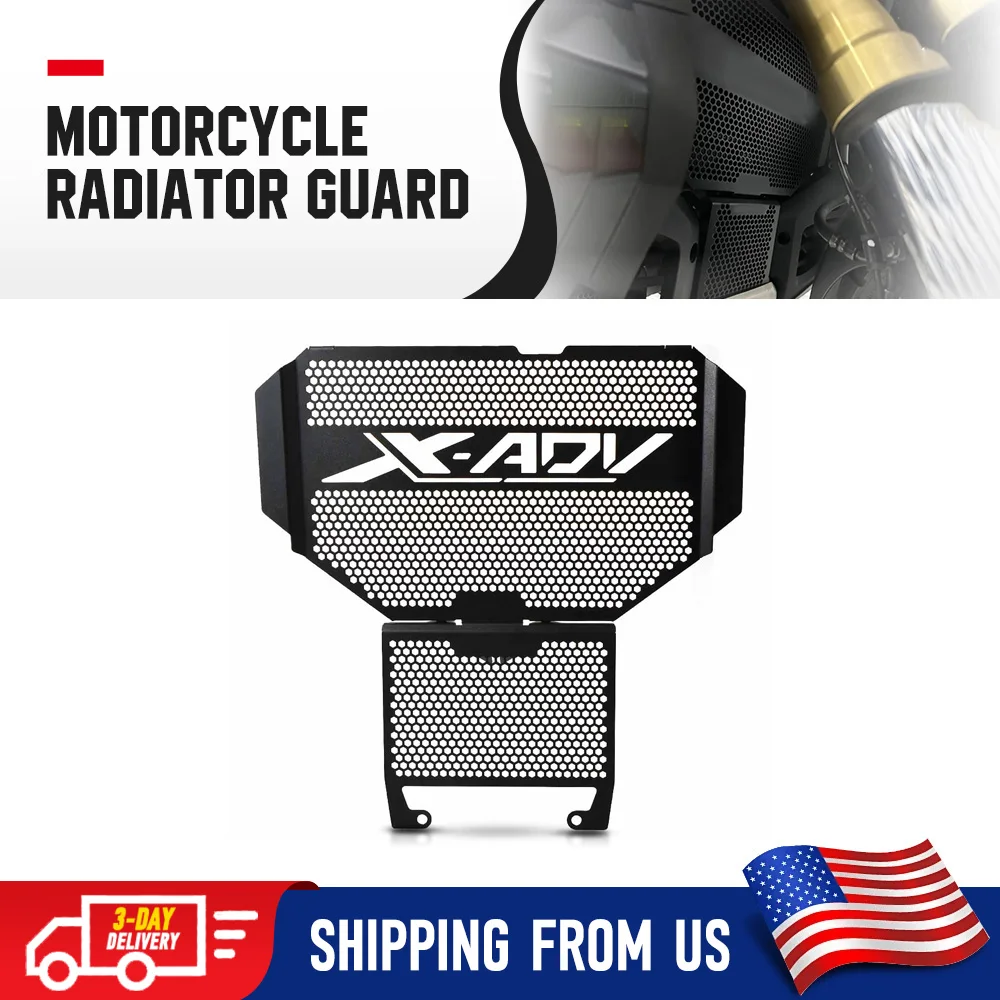 For HONDA X-ADV 750 XADV750 2017 2018 2019 2020 2021 2022 2023 2024 Motorcycle Radiator Grille Cover Protection Accessories Part