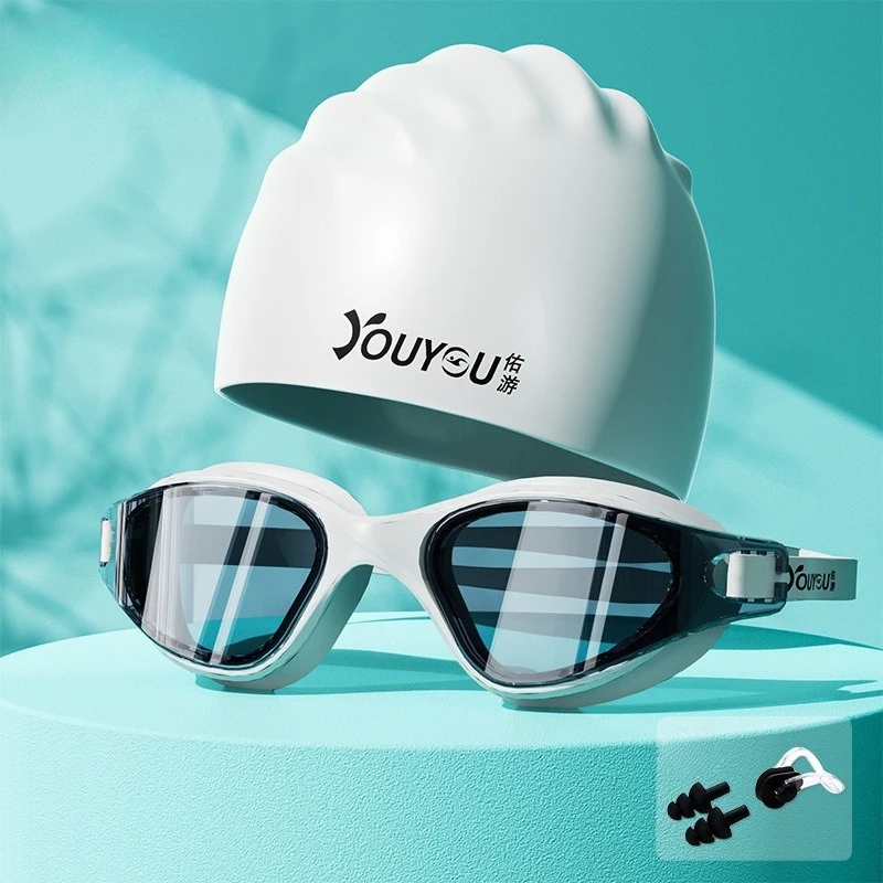 High definition anti fog and waterproof swimming goggles, a new type of diving and swimming equipment for men and women