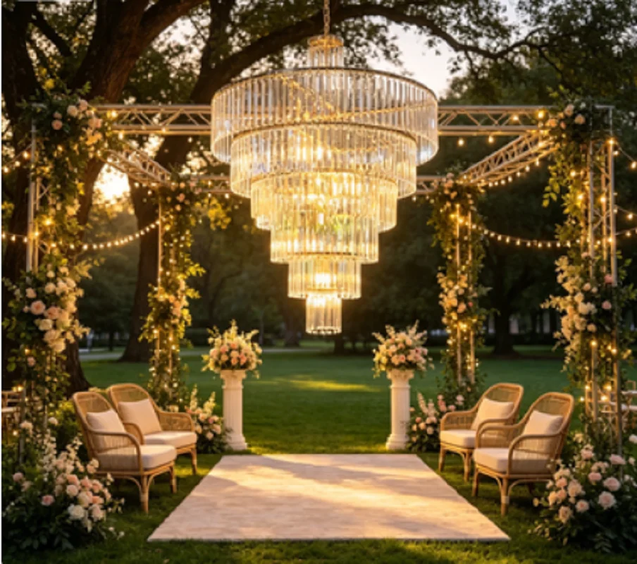 Akrylowy Żyrandol Dekoracja Sk – Wedding Decor Supply Store recenzja i cena