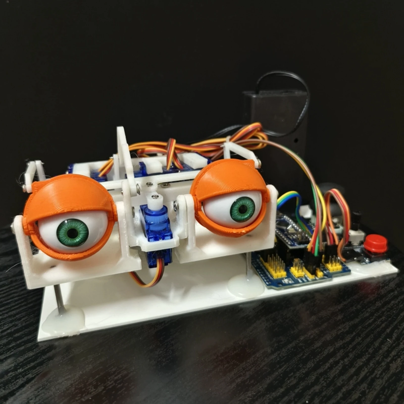 مجموعة عيون متحركة يمكنك صنعها بنفسك للتحكم في عصا التحكم المؤازرة Arduino Bionic Robot SG90