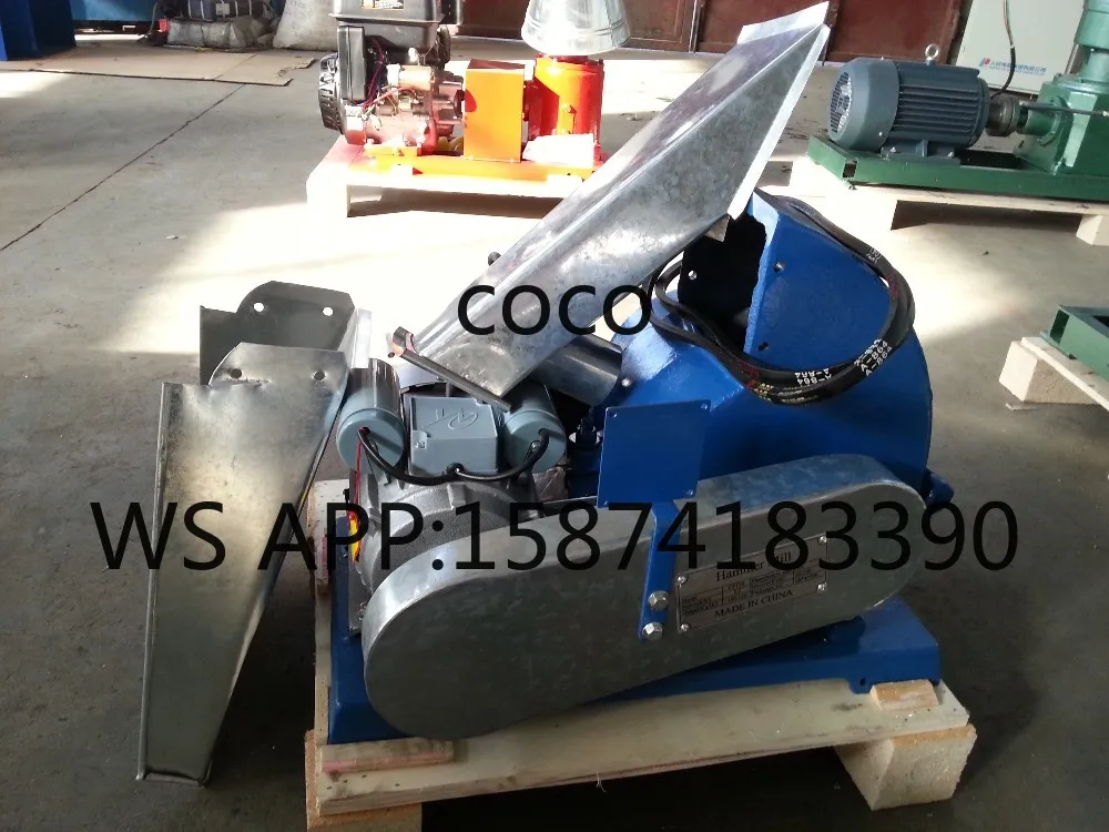 CF158 Hammer Mill 2.2KW Poultry Feed Grinder For Wheat Straw Animal Feed Processing
