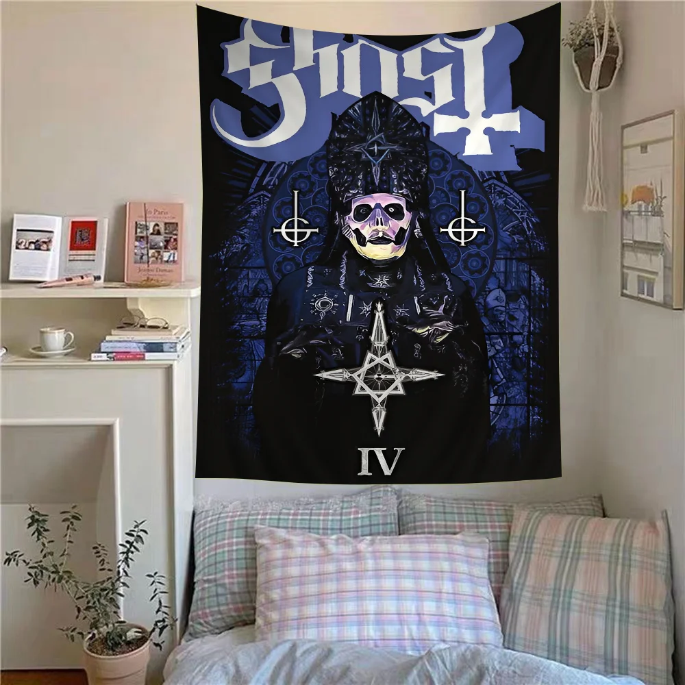 G-Ghost B-Band klassische Vintage hängende böhmische Tapisserie böhmische Wandteppiche Mandala Kawaii Raum dekor