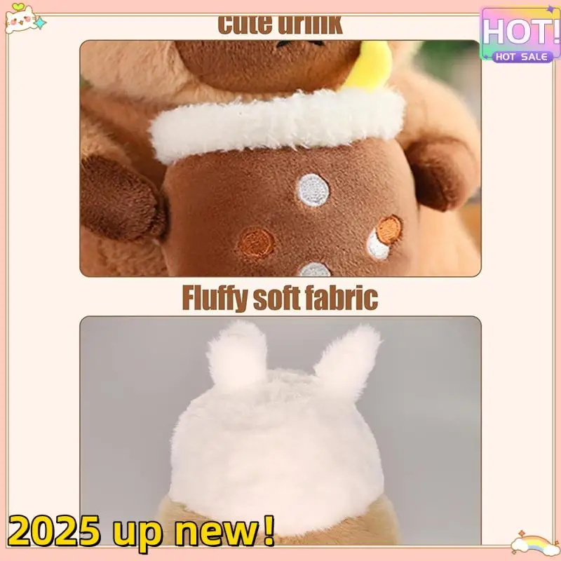 

Stylish-Capybara Plush Pillow, Cute Capybara Stuffed Animal, Soft Capybara Plushie Pillow,Stuffed Capybara Dura