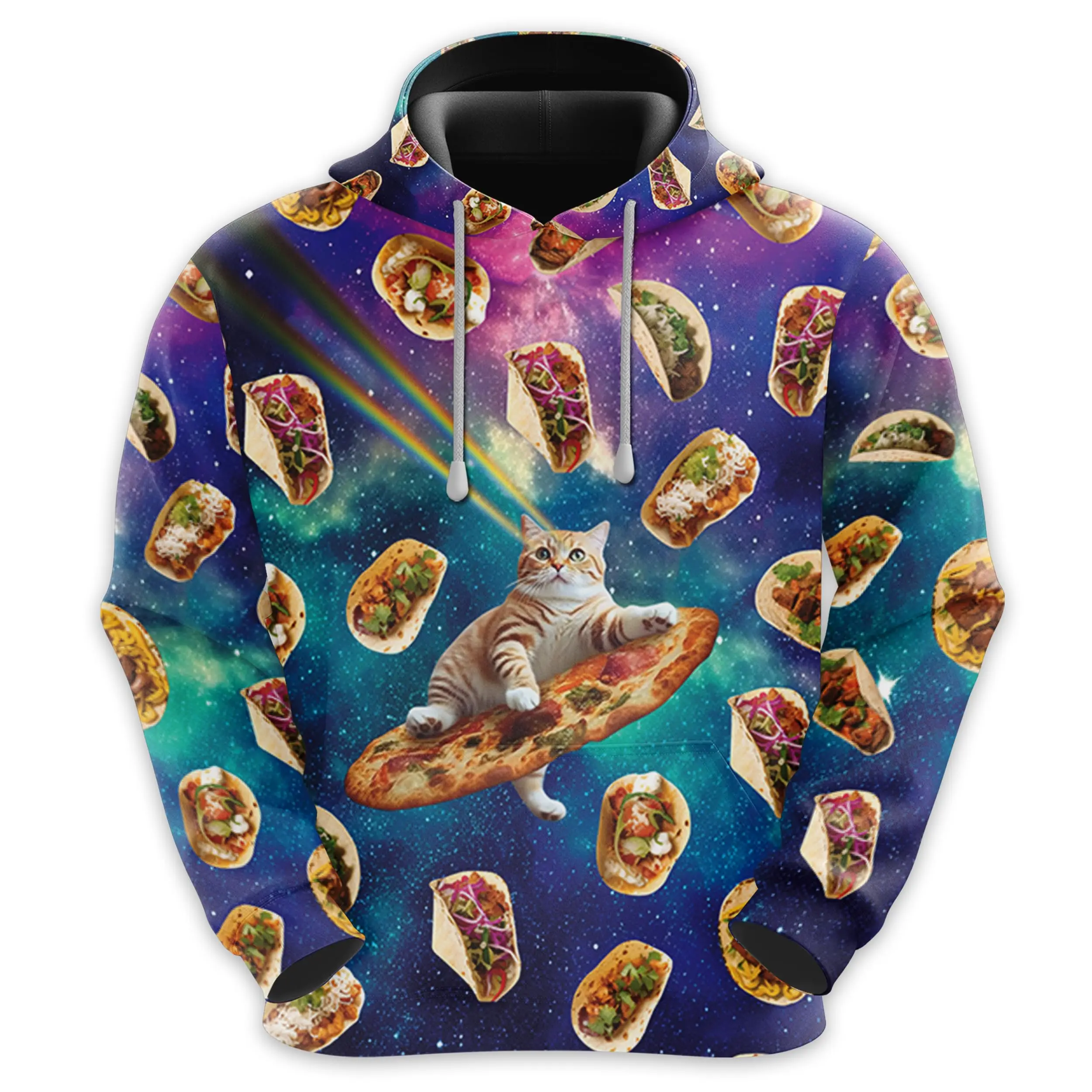 

Мужские забавные 3D-толстовки с принтом кошек и пиццы, модные мужские и женские толстовки с длинными рукавами и капюшоном в стиле аниме, пуловеры, уличная одежда оверсайз