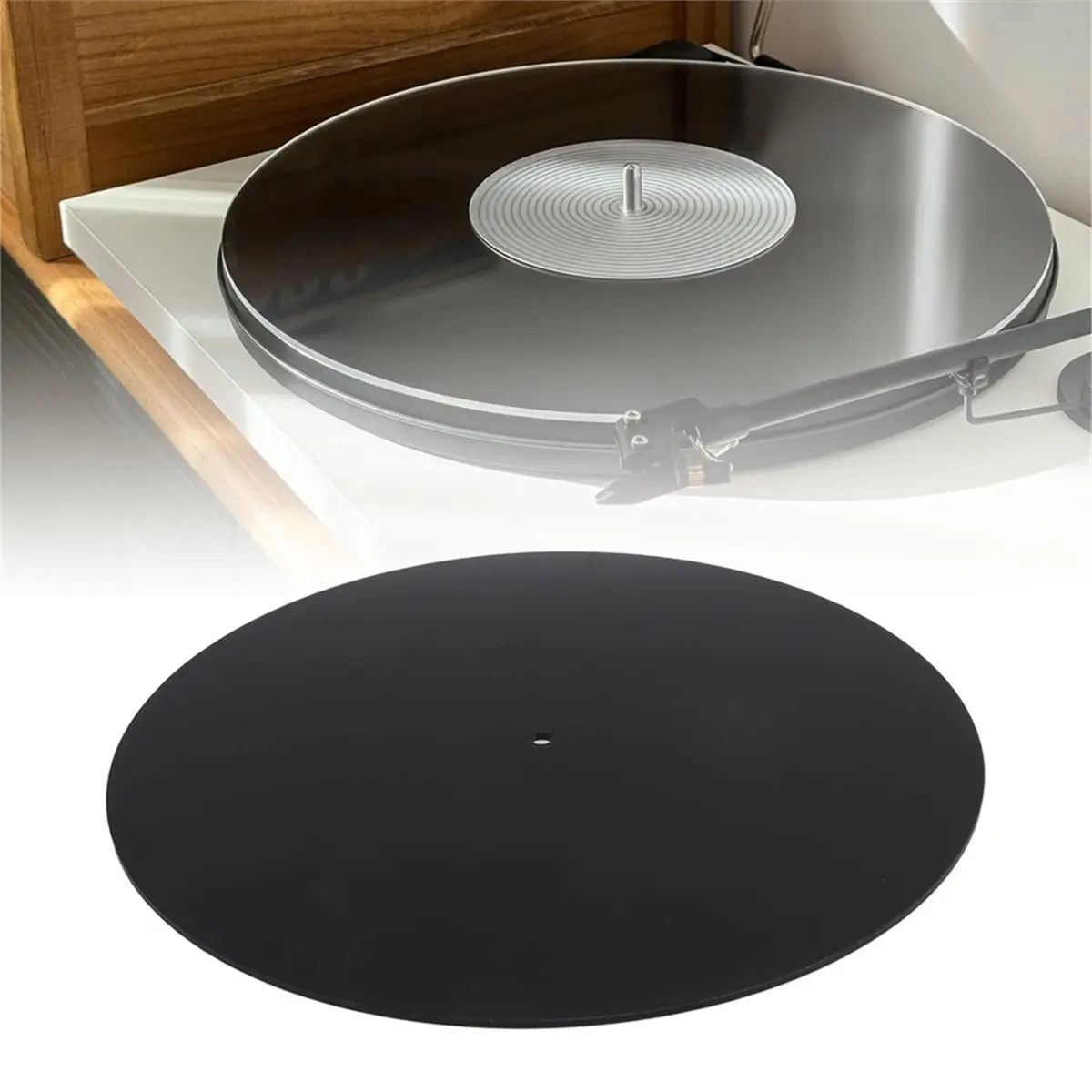 Promotion 10pcs Anti-Static 10 Inch Vinyl Record Player Turntable Platter Mat Noise Reduction Slipmat for Enhanced Sound Quality