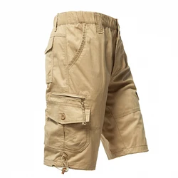 Men's Durable Cargo Shorts Camouflage Shorts Male Cotton Bermuda Shorts American Fashion Y2K Sports Casual Knee Shorts