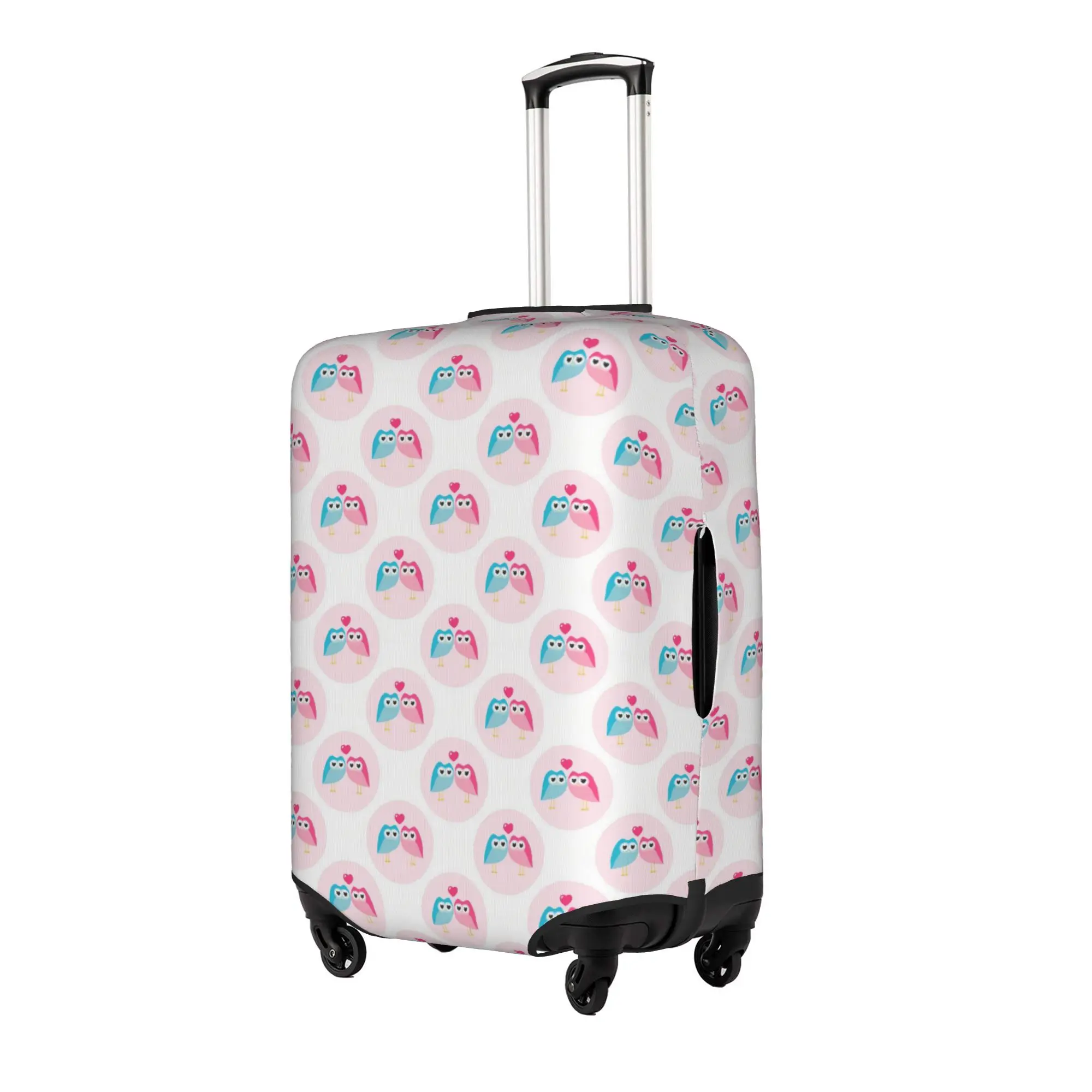 Funny Colourful Creative Owl Printed  Travel Luggage Cover Dust Proof  Suitcase Cover Protector Fit 18-32 Inch