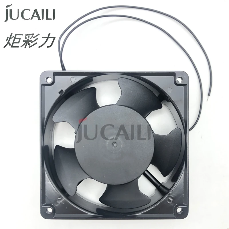 Jucaili printer 12*12cm cooling fan DC fan 220V 0.14A for Allwin Xuli Gongzheng large format printer brushless cooler Blower fan