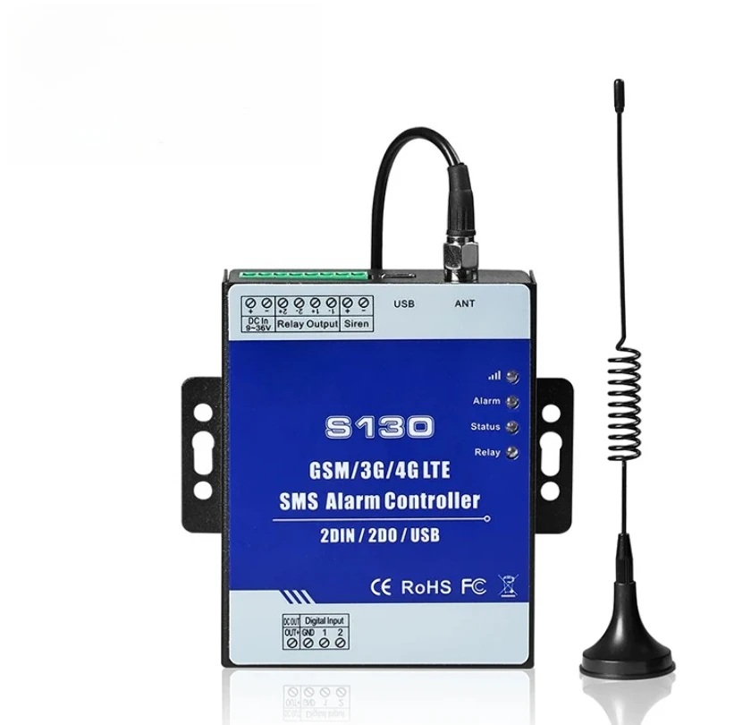 4G RTU SMS phone alarm 8-way switch alarm barium rhenium technology S130 S150 relay controller
