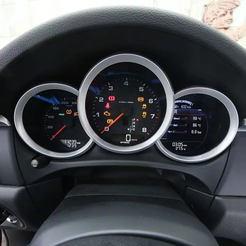 

Suitable for Porsche Macan instrument panel decorative ring strip Cayenne Panamera 718 911 interior modification