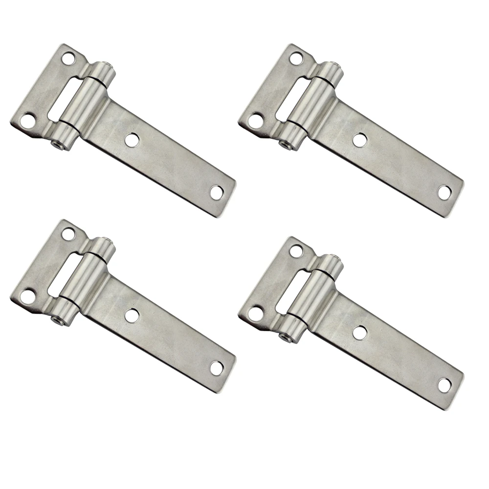 Marine Boat Yacht Hardware accessories 135x58x27mm T Type Container Hinges Deck Cabinet Door Hinge 4PCS