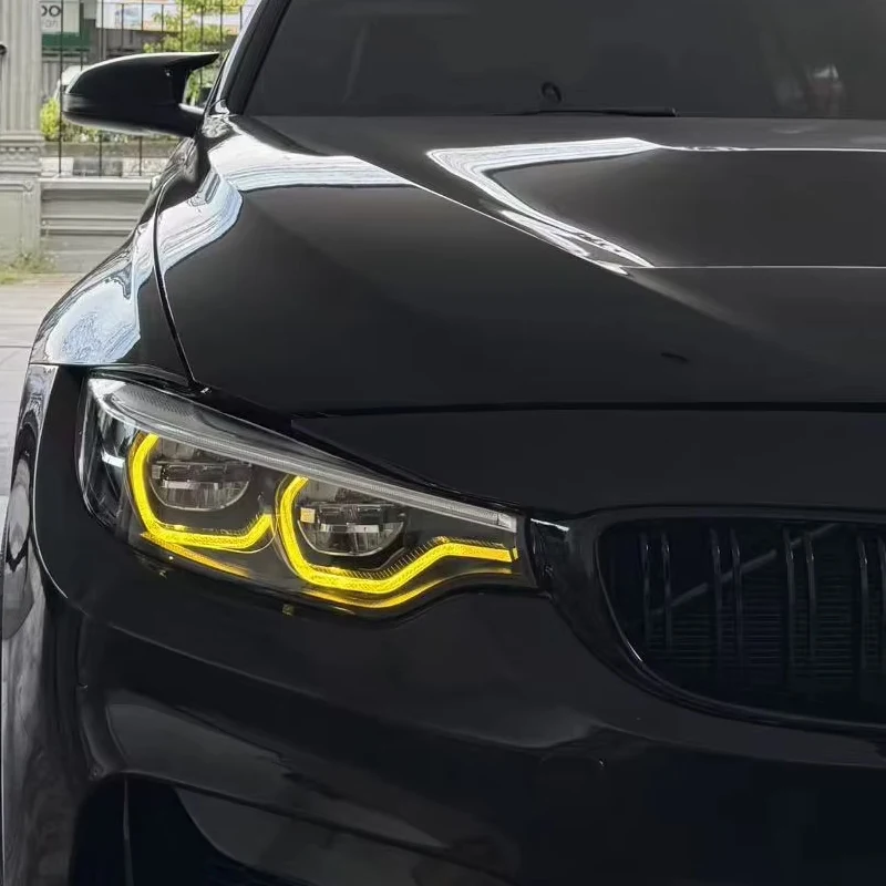 Image of LED-Scheinwerfer für BMW 4er Serie F32 F36 F80 M3 425i 428i 430i 435i 2013-2020 Frontleuchten DRL Dynamischer Blinker Paar