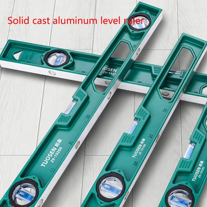 Professional Cast Aluminum Level Magnetic Level Bubble Level Horizontal Vertical Measuring Tool 300/400/500/600mm 87HA