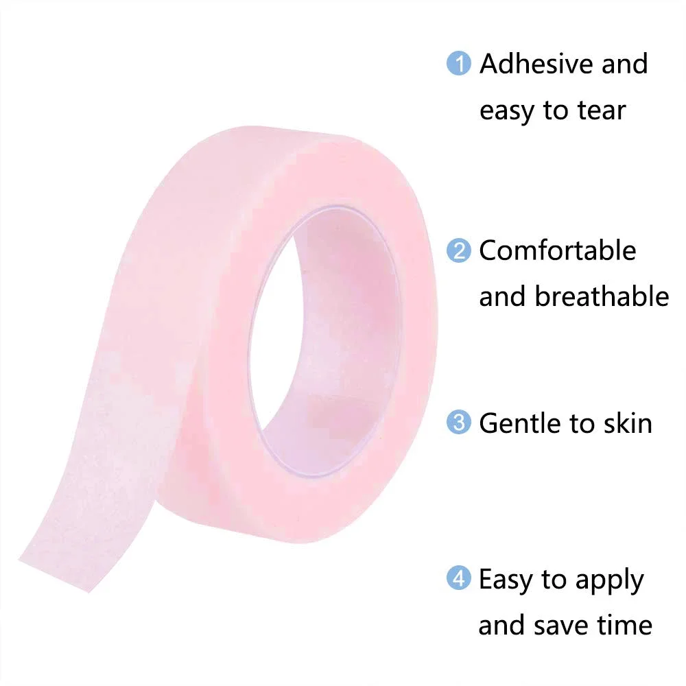 3/5Rolls Eyelash Extension Tape Lint Medical Breathable Non-woven Adhesive Under Eye Paper Tapes For False Lashes Patch Sticker