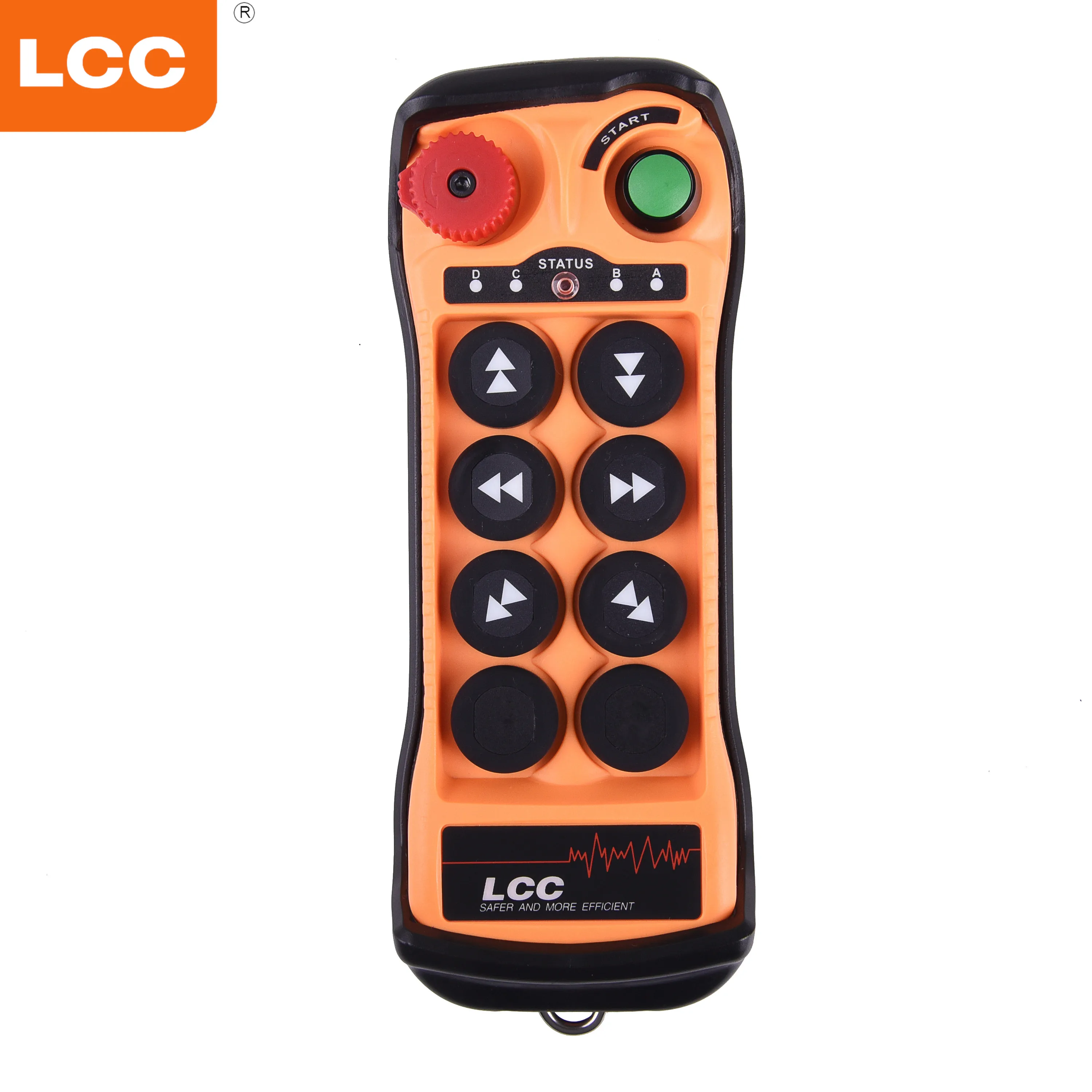 LCC Q606 Industrial 6 button double step electric scissor tail lift crane remote control