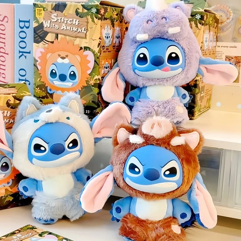 

Новый оригинальный TOPTOY Disney Stitch Wild Animal Series виниловая загадочная коробка Коллекционная игрушка плюшевый брелок фестиваль подарок на день рождения