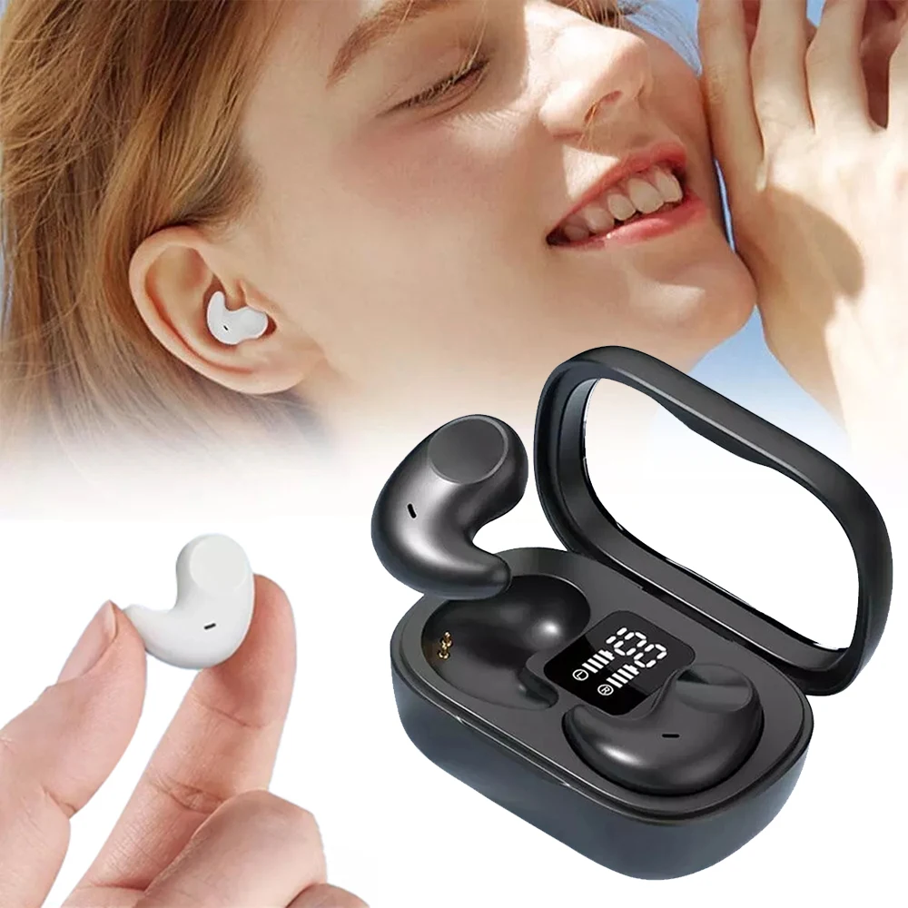 Sono invisível fones de ouvido mini ipx5 à prova dwireless água sem fio bluetooth 5.3 fone com microfone em fones esportes