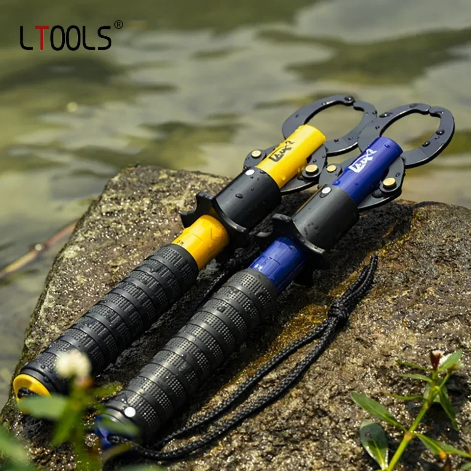 

Fish Control Device with Weighing Path Fish Gripper Aluminum Alloy Fishing Pliers Grip Fishing Tackle Hook Fishing Pliers Grip