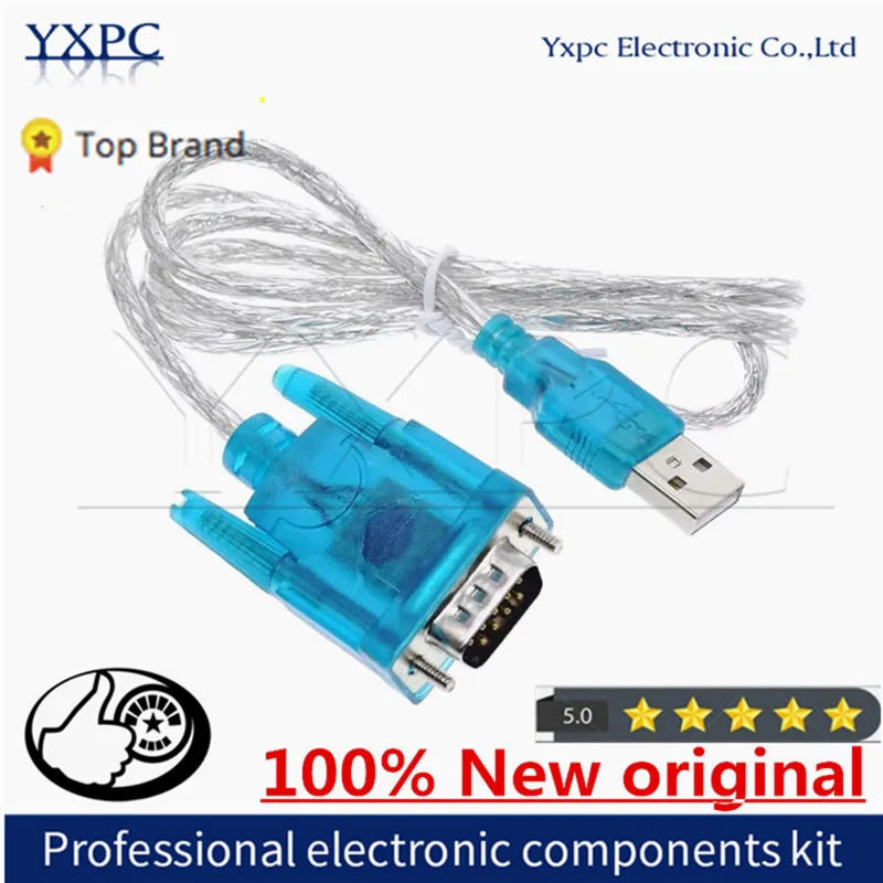 HL-340 USB إلى RS232 COM ميناء المسلسل المساعد الشخصي الرقمي 9 دبوس DB9 مهائي كابلات دعم Windows7-64