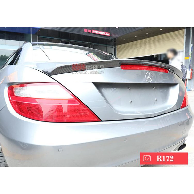 CARBON FIBER REAR TAIL WING TRUNK LIP SPOILER FOR Mercedes Benz SLK R171 R172 SLK200 SLK250 SLK300 SLK350 SLK55 2005-2019