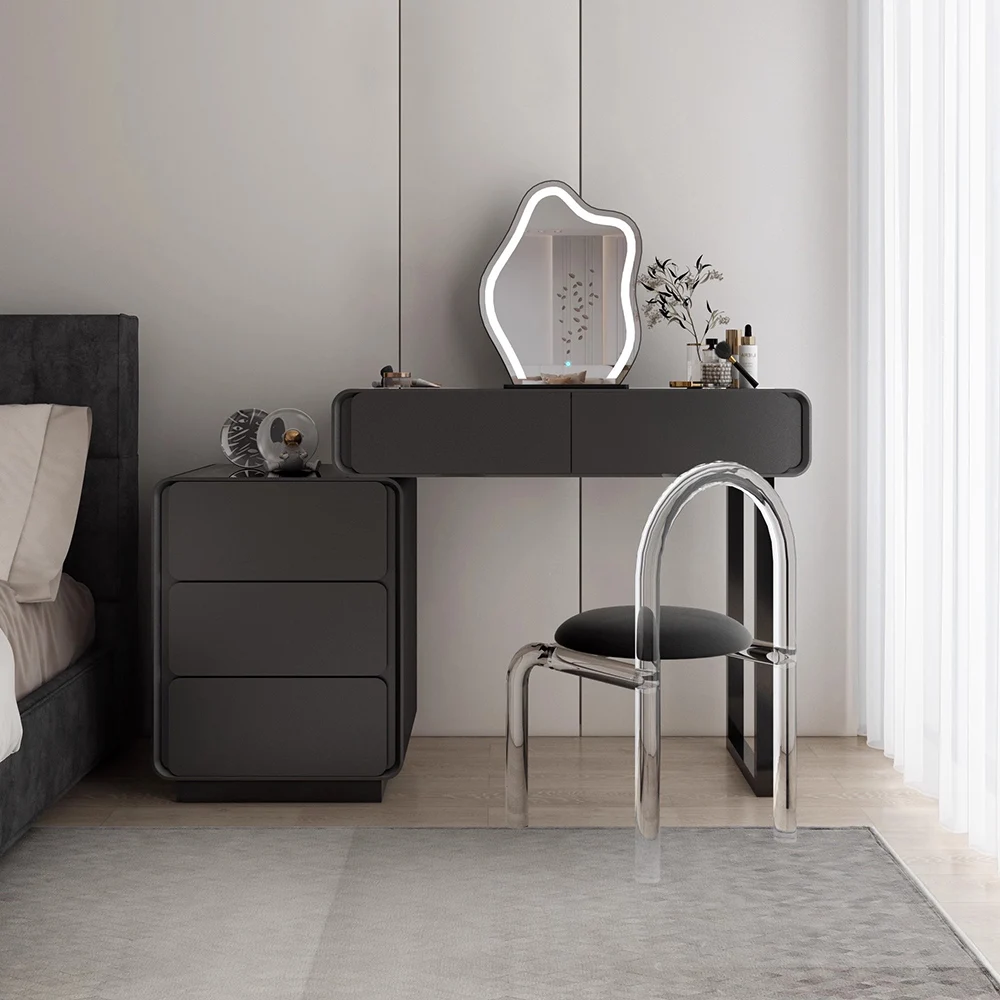 

Dresser Makeup Vanity Table Decoration Storage Modern Vanity Table Luxury Maquilleuse Meuble Avec Miroir Bedroom Furniture
