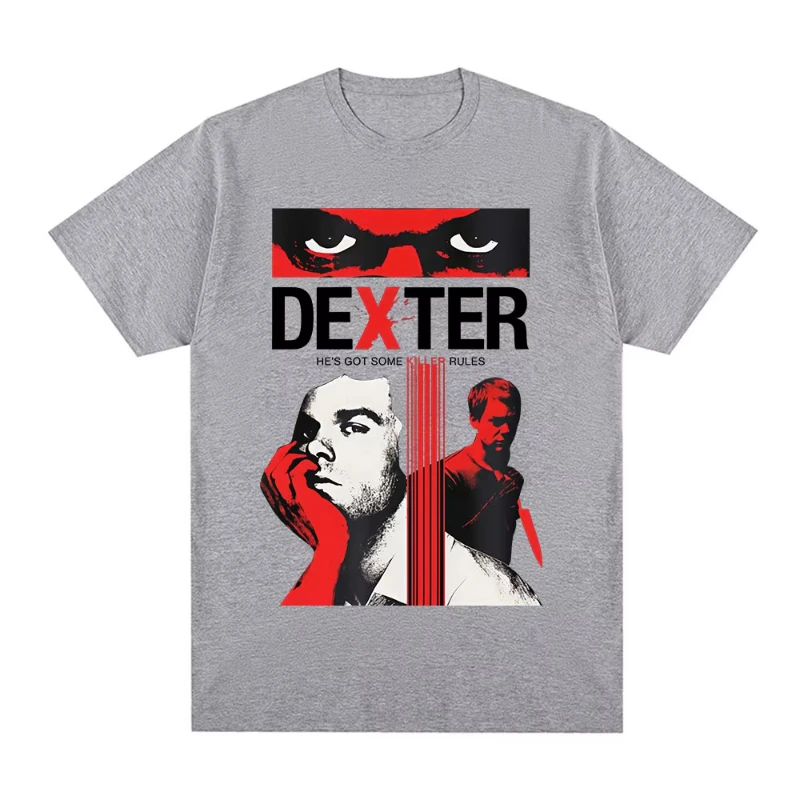 

TV Play Dexter Morgan Eyes T-shirts Men Women Clothing Casual Short Sleeves Oversized T Shirts Fashion Hip Hop Tee Shirt