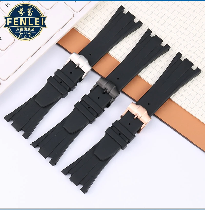 Silicone Watch Strap for AP Audemars Piguet Royal Oak Offshore AP15400 26470 15703 15710 Rubber Men\'s Watchband Accessories 28mm