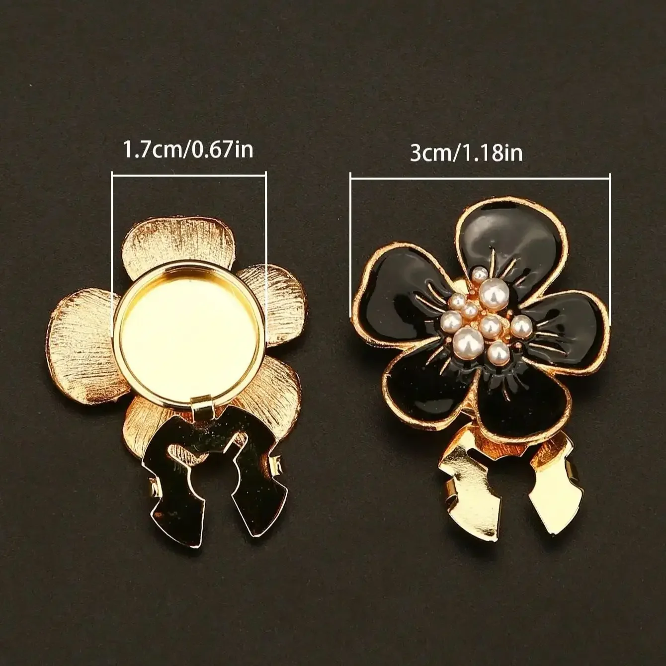 2pcs/lot Cute Cufflink Button Covers For Shirt Peach Blossom Button Clip Sleeve Buttons Fashion Girls\' Gifts Tux Cufflinks