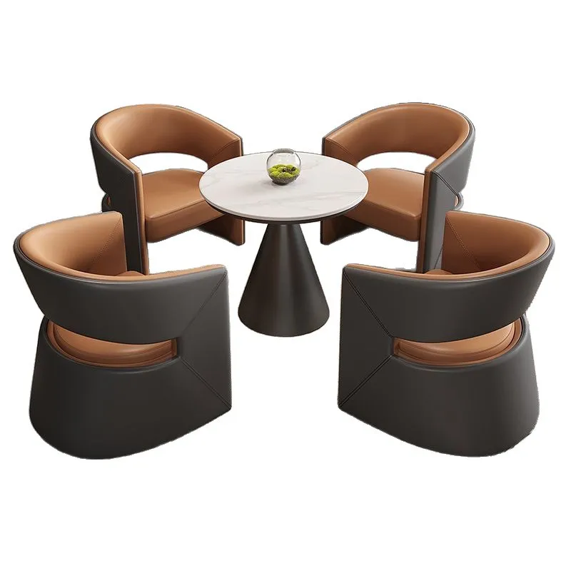 

Light Luxury Hotel Lobby Club Rest Area VIP Reception Customer Sales Department Sofa Sales Office Negotiation Sofa