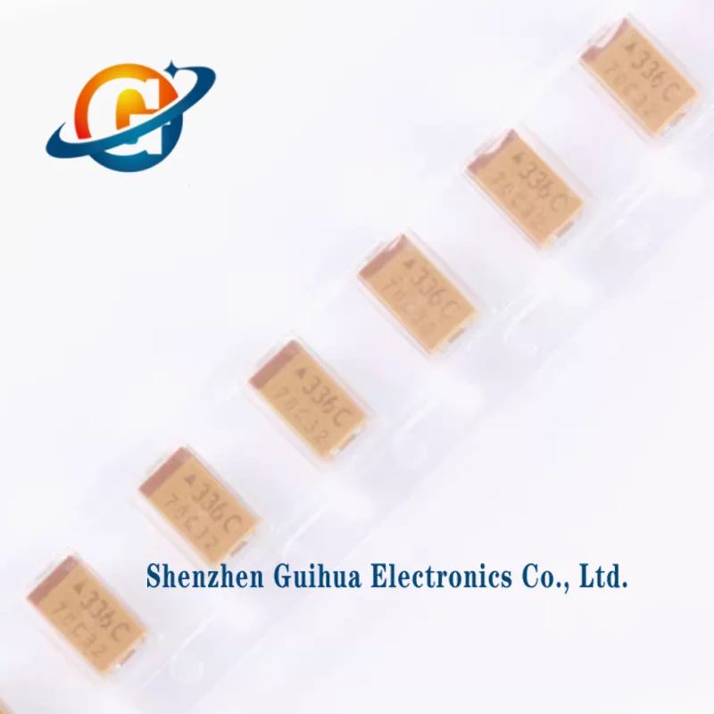 10pcs original genuine surface mount tantalum capacitor 6032C 16V 33UF ± 10% TAJC336K016RNJ