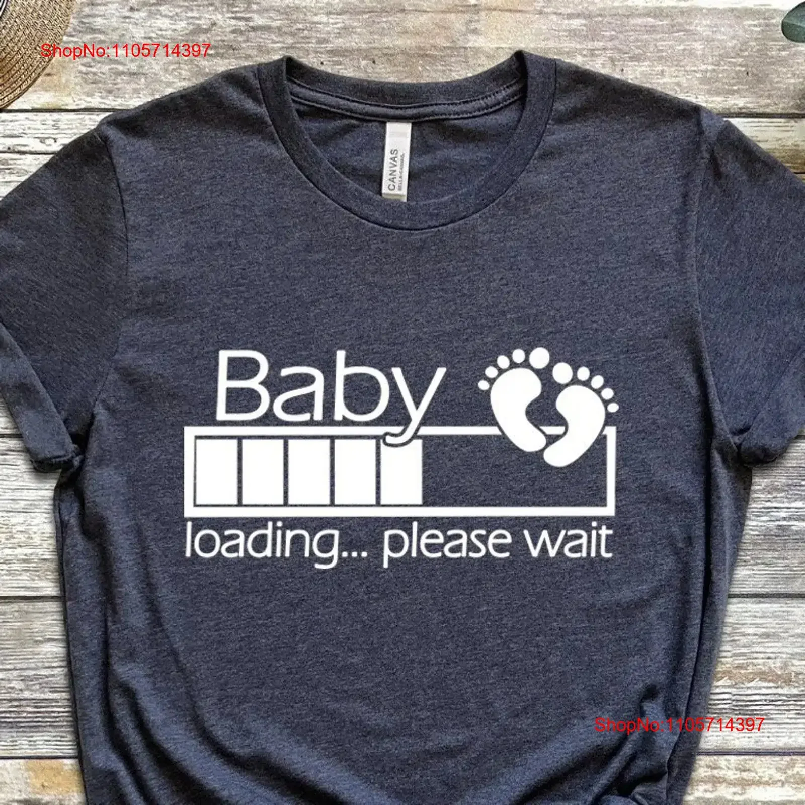 Baby Loading T Shirt Pregnancy Mom s PregnanT Maternity New Mother Day vintage Washed Stylish Top For Everyday Wear Stretched