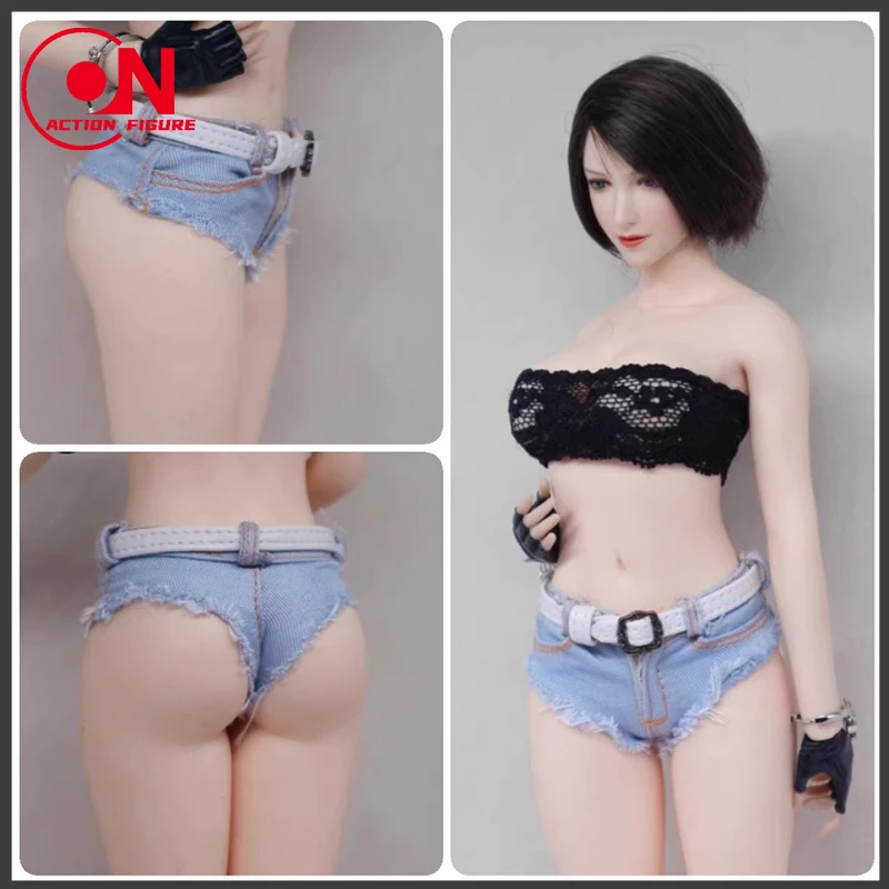 

Масштаб 1/6, женские супер короткие джинсовые шорты, шорты, модель одежды, подходит для 12 дюймов, фигурка солдата, тело куклы