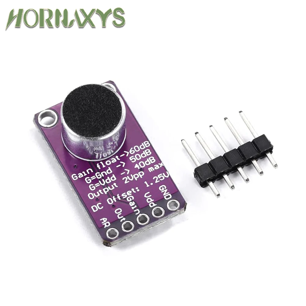 1-10pcsMAX9814 Microphone AGC Amplifier Board Module Auto Gain Control for Arduino Programmable Attack and Release Ratio Low THD