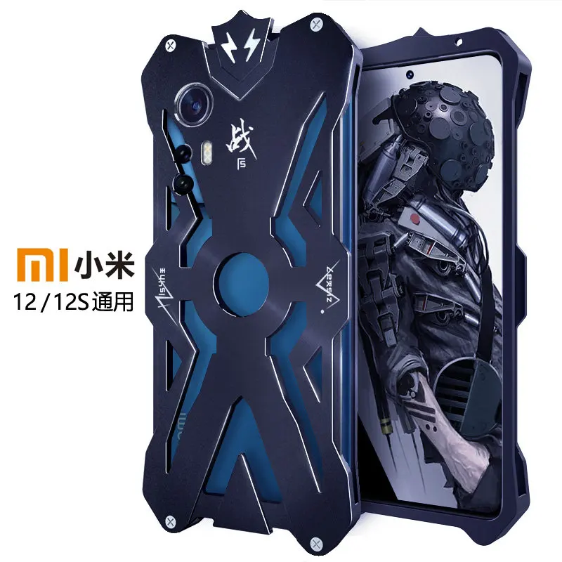 

Shockproof Metal Hard Cover Case for Xiaomi Mi 12 12X 5G Metal aluminum Bumper Hard Back Cover for Xiaomi 12 12X Xiaomi12 5G