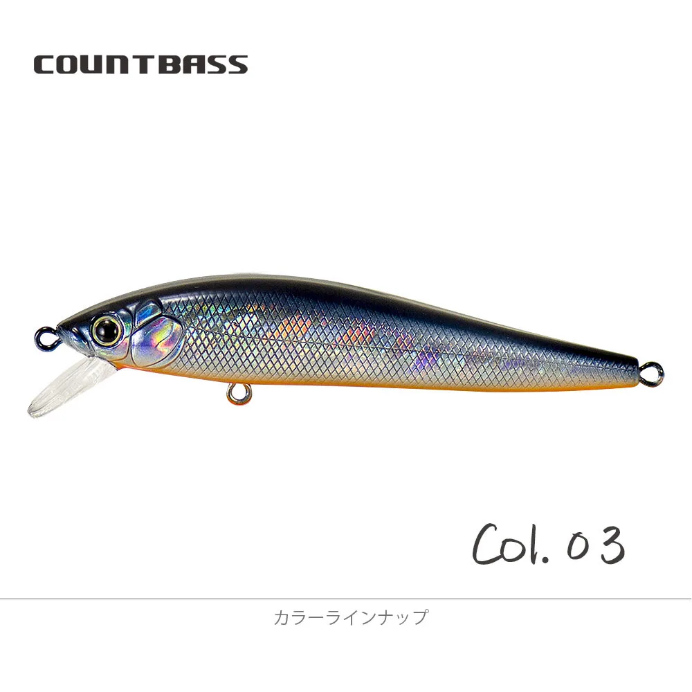 COUNTBASS Floating Minnow 90mm 3-1/2" 11,4g 3/8 oz. Dive 0,8–1 m, Hardbaits Wobbler Angelköder La Peche Au Leurre – Detail 12