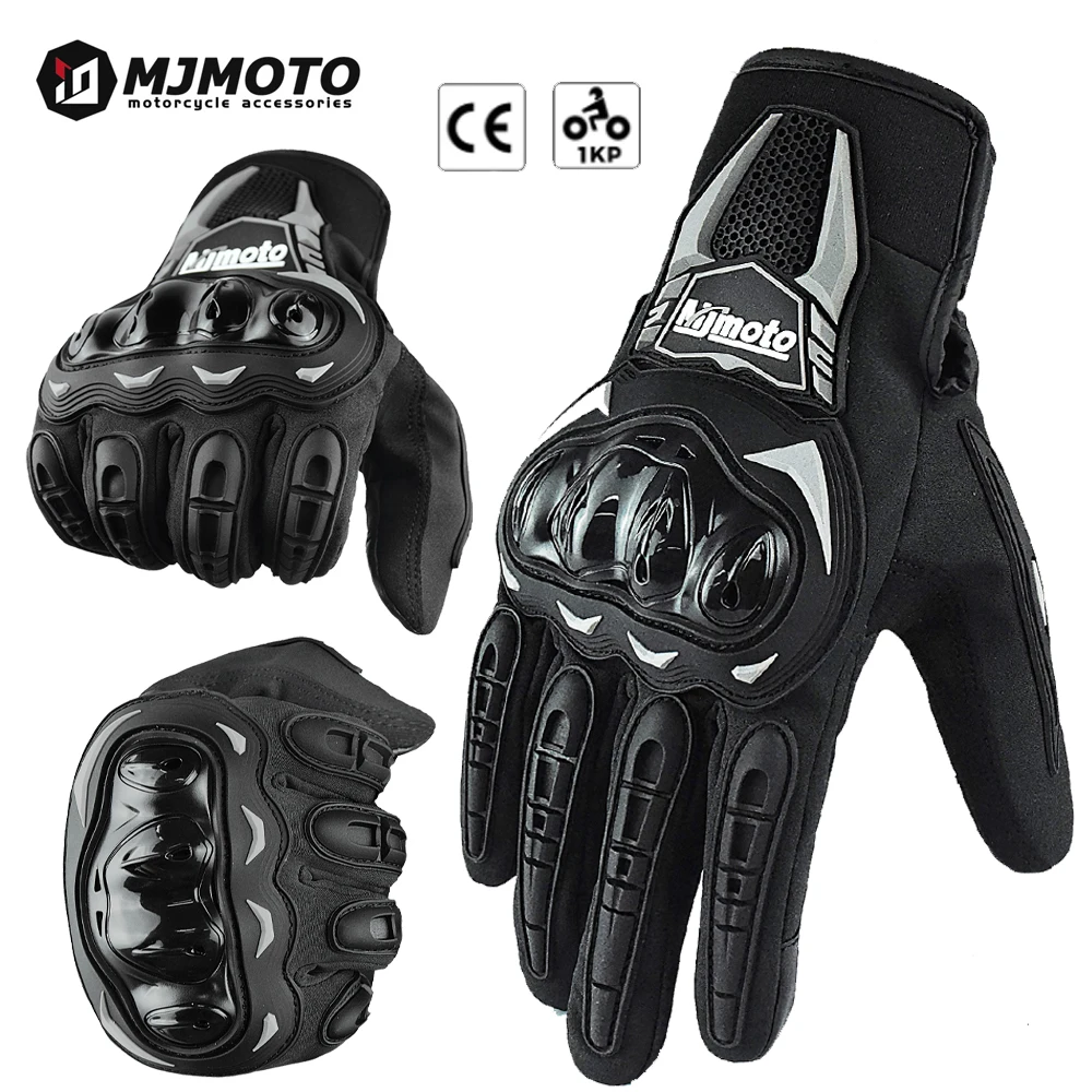 

CE Approved Motorcycle Gloves for Men Women Autumn Winter Retro Bicycle Cycling Protective Shell Cold-weather Touchscreen Glove