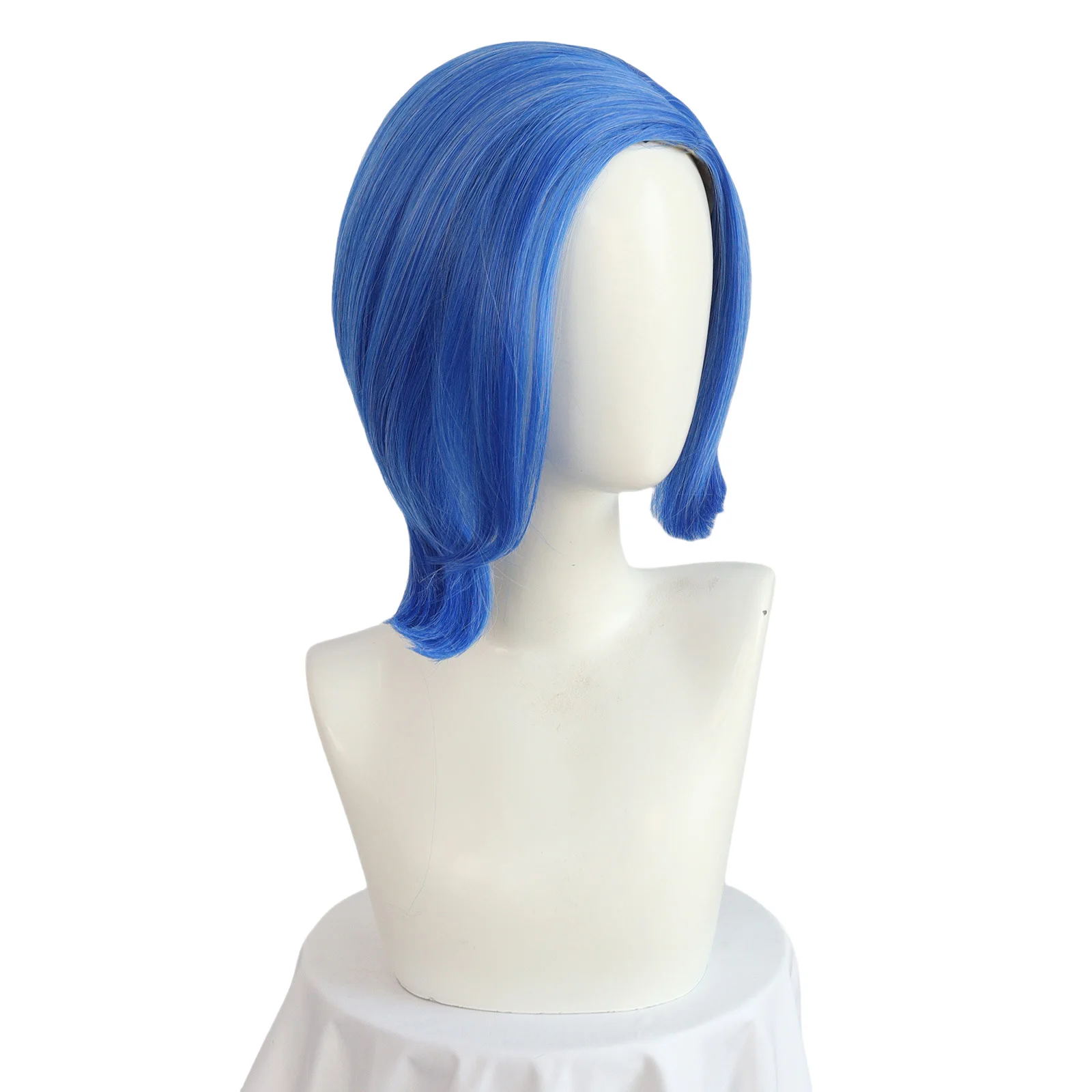 Anime Joy Cospaly Blue Short Wigs Hair Halloween Carnival Demon Costume Props Cosplay Role Play Wig