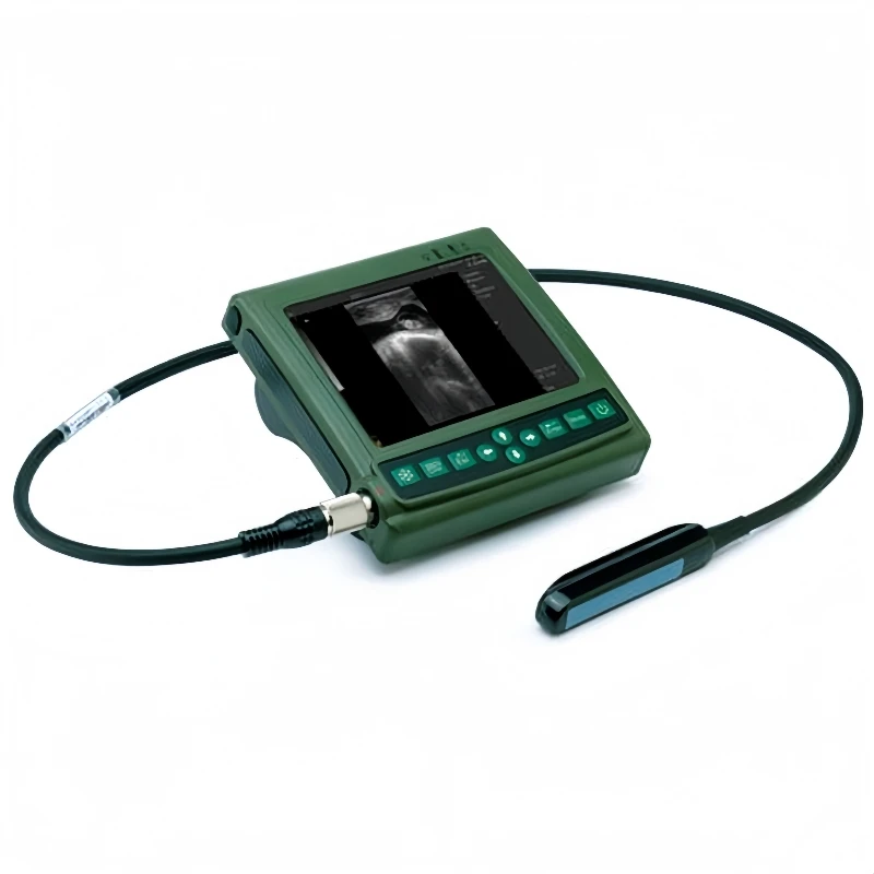 Kaixin V1 Veterinary 5.7in LED Screen Big Animal Cattle Horse Cow Sheep Pregnancy Transrectal Probe Ultrasound Scanner Machine