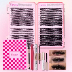 Individual False Eyelashes Mix High-capacity Natural DIY Extension Lashes Cluster Multi Style Fusion eye Makeup tool