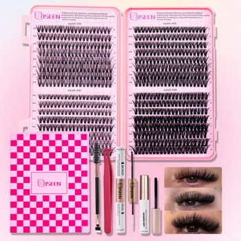 Individual False Eyelashes Mix High-capacity Natural DIY Extension Lashes Cluster Multi Style Fusion eye Makeup tool