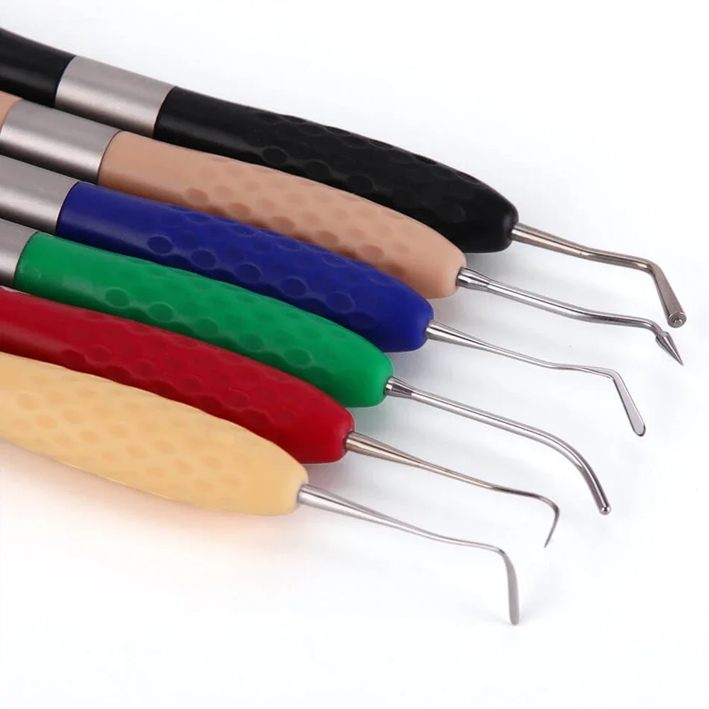 6 PCS den tal Composite Resin Filling Spatulas Kit  Resins Filler