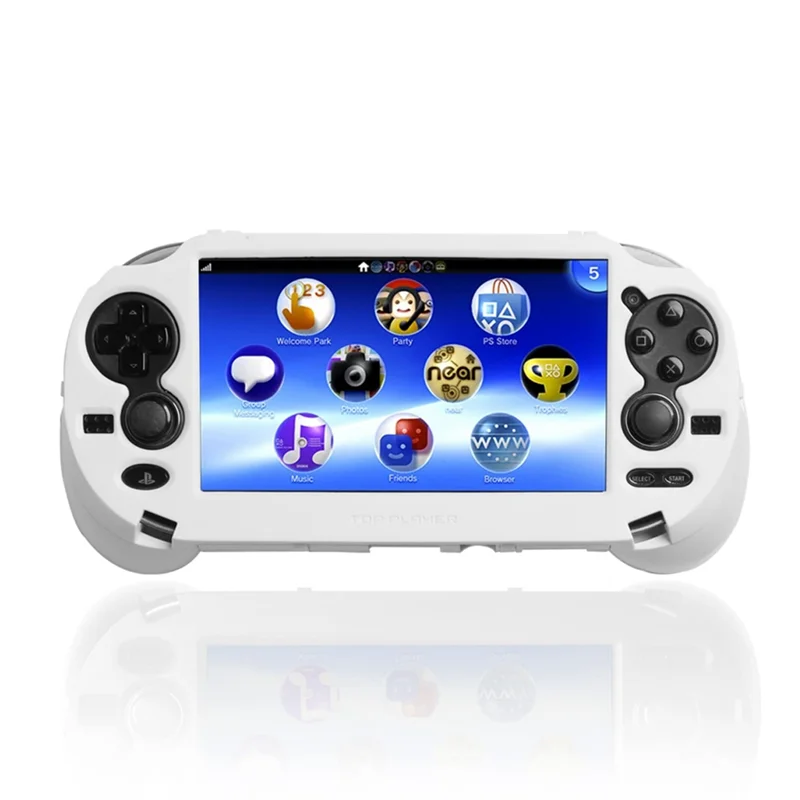【تخفيضات سريعة】لـ PSV 1000 PS VITA 1000 PSV1000 L2 R2 غطاء حماية لجهاز التحكم بمقبض اليد - أبيض