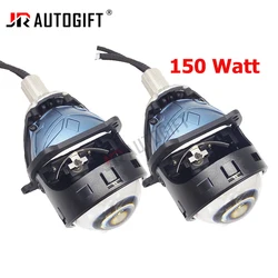 3 Inch Bi LED Projector Lenses For Headlight 150W 50000LM 7000k High Low Beam Car Lights Retrofit Kits Auto Lamps short Lens